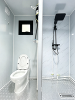 Cabine de toilettes mobiles premium fiable et étanche pour sites de compétition sportive en plein air
