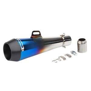 Tubo de Escape Modificado de Acero Inoxidable, Apto para Modificación de Accesorios Kawasaki Horizon Yamaha, Silenciador de Motocicleta - Product Image 1