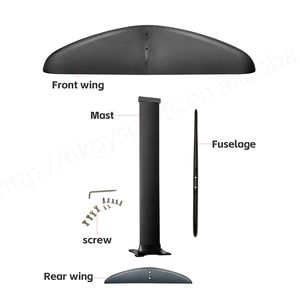 La fábrica vende el hidroala de fibra de carbono de alta calidad F11 ultraligera Área de hoja grande 2100 CM cuadrados Universal surf en el agua - Product Image 6