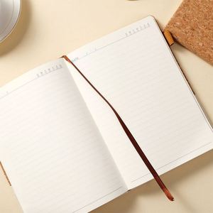 Wholesale Custom Logo A5 Creative Eco-Friendly Wheat Straw Patchwork Business Office Notebook Gift <b>Box</b> Set - Product Image 4