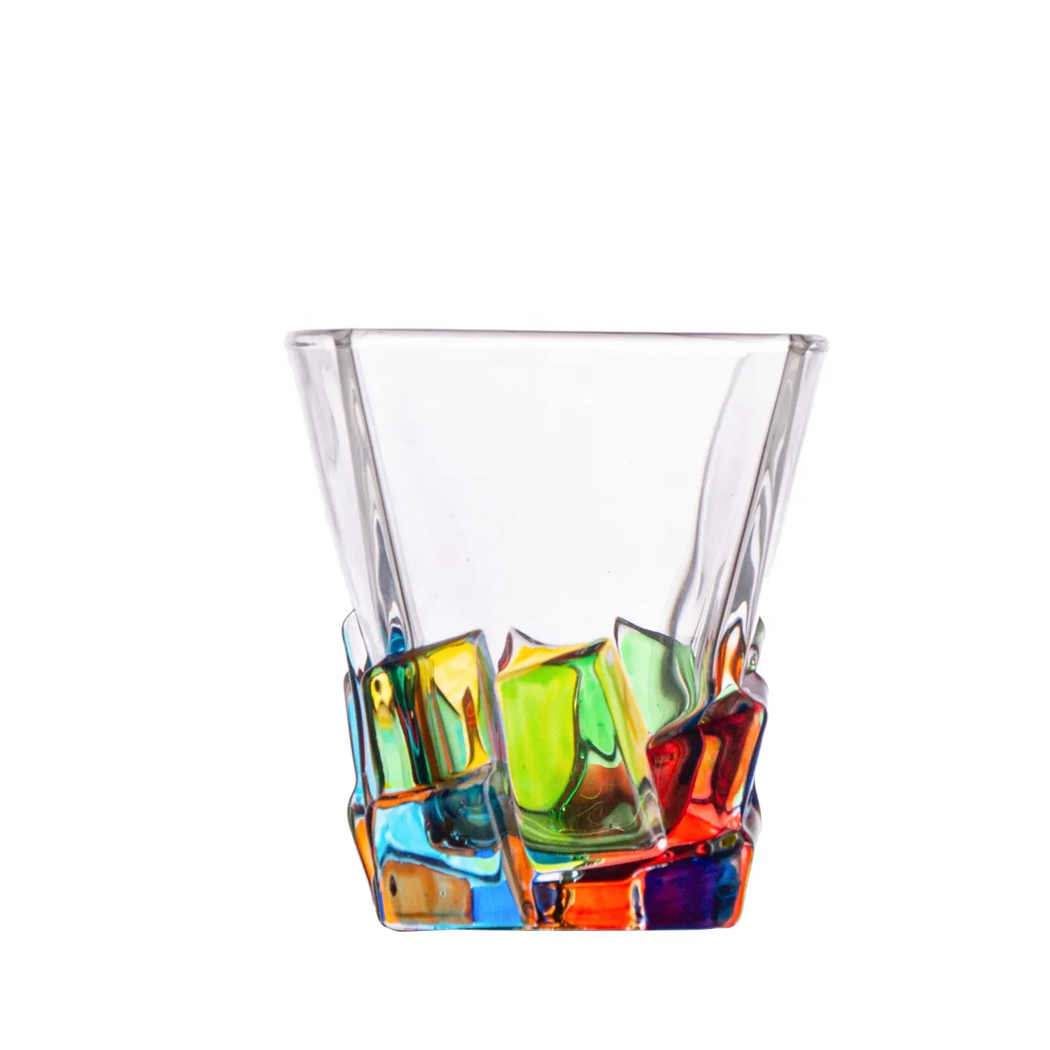 Óculos de vidro de uísque de parede única, grande capacidade vodka de vidro para coquetéis alcoólicos