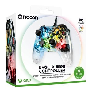 Control de Juego XBOX Evol X Pro con Cable, Transparente, XBXEVOL XPROLIGHT - Product Image 2