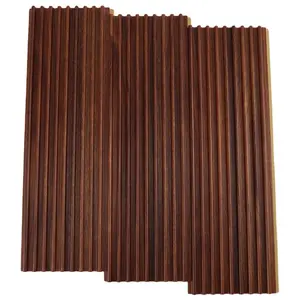 2024 nouveau Design panneaux décoratifs en PVC étanche panneau solide sélectionné avec grain de bois WPC revêtement intérieur 3d mur revêtement planche