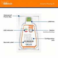 Elitech USB PDF Data Logger Recorder Sekali Pakai, Tahan Hingga 120 Hari Transportasi RC-17