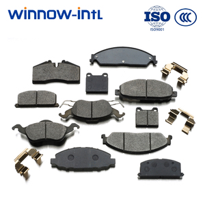 Má phanh xe hơi bán kim loại, gốm bán kim loại, bền, không gây tiếng ồn, tùy chỉnh theo nhà máy - Product Image 2