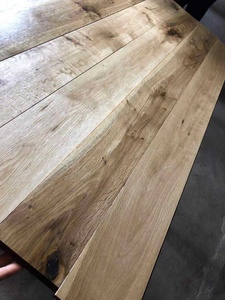 Système de langue et de rainure de réparation de résine non finie de qualité CD Plancher de bois dur massif de chêne blanc européen naturel de 18 mm - Product Image 2