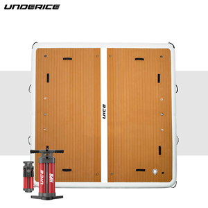 OEM Wholesale Inflatable Platform <strong>Floating</strong> <strong>Dock</strong> Premium Double Layer EVA Play Water <strong>Floating</strong> 10'x10' Thickness 6'' - Product Image 3