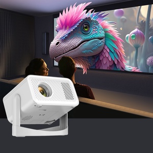 Smart Android 11 Proyector LED LCD portátil 4K Max 1080P BT5.2 WiFi Flip Beamer para cine en casa Cine al aire libre <span class=keywords><strong>U</strong></span>.S. 2G - Product Image 1