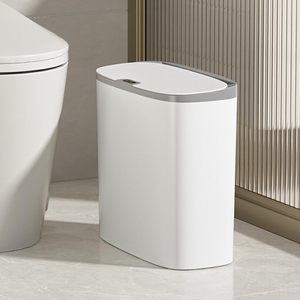 14L Smart Automatic Induction Waste <strong>Bin</strong> Electric Touchless Plastic <strong>Trash</strong> Can for Household Bathroom - Product Image 4