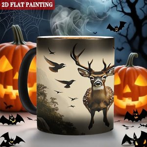 Matte Frosted <b>Ceramic</b> <b>Mug</b> 11oz Heat Activated Cup Living Room Decor - Product Image 6