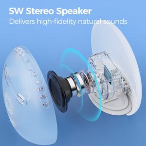 Machine à sons pour le sommeil Hi-FiD, lampe de chevet intelligente à lumière RGB, réveil numérique avec simulation d'aube pour bébés et adultes - Product Image 5