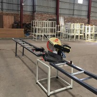 Scie à table rotative à 45 degrés, 12-16 pouces, machine de découpe verticale de précision en alliage d'aluminium pour la fabrication de fenêtres