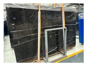 Nero MARQUINA đá cẩm thạch đen gạch đá cẩm thạch tấm lớn giá tốt