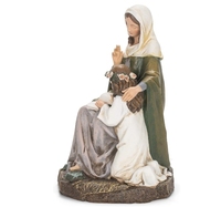 Collection Renaissance en résine de statues Sainte Anne et Marie pour la décoration intérieure