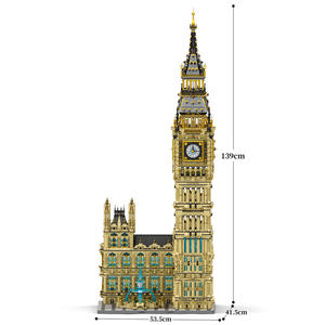 Juego de Bloques de Construcción de <span class=keywords><strong>Arquitectura</strong></span> Famosa, 13825 Piezas, Juguete de Plástico, Bloques 3D, Modelo del Big Ben, Divertido Bloque de Construcción DIY - Product Image 6