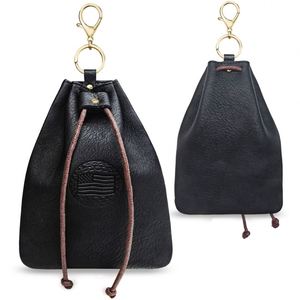 Boshiho Personalized <b>Golf</b> Ball Pouches Bag Genuine Leather Pouch Holder Wholesale Leather <b>Golf</b> Valuables Pouch - Product Image 1