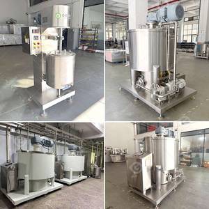 Machine de raffinage verticale continue de laboratoire pour chocolat, capacité 500 kg/100 kg, moulin à billes pour chocolat - Product Image 2