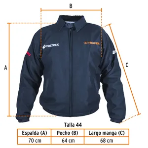 Giacca da lavoro da uomo Master con 25 unità, blu, G, truper - Product Image 2