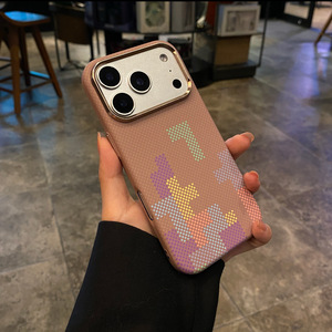 Custodia Magnetica <span class=keywords><strong>Tetris</strong></span> Texture per iPhone 18 Pro Max, Cover Protettiva Premium per iPhone 17 - Product Image 4
