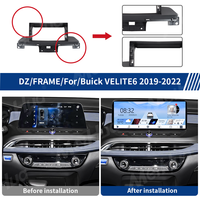 Meihua 12,3 pouces Android Lecteur DVD portable pour tableau de bord de voiture avec aide à la marche arrière, kits de façade de tableau de bord Canbus pour Buick Velite6 2019-2022