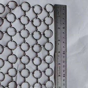 Maille métallique décorative flexible résistante à la corrosion, sur mesure, OEM, maille en acier inoxydable 316L pour usage maritime - Product Image 4