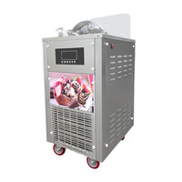 Nouvelle machine à crème glacée commerciale de type italien 2025, monocylindre, haute productivité, facile à utiliser