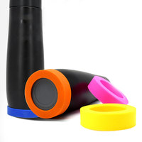 7cm anti-rayures en caoutchouc fond caboteur antidérapant Silicone bouteille d'eau fond couvercle de Base gobelets universels manchon de protection