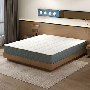 Matelas à ressorts ensachés moderne et durable, taille double, avec mousse de soutien haute densité 300g/m² et tissu en coton tricoté, emballé en rouleau souple - Product Image 1