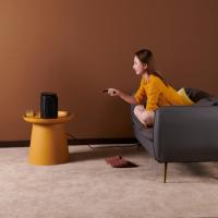 Radiateur oscillant portable sur pied en plastique 2000W PTC avec télécommande et thermostat numérique contrôlé par application