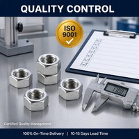 Оптовая продажа шестигранных гаек из нержавеющей стали DIN 934 304 A2 70 M3-M24 по оптовой цене с быстрой доставкой, OEM