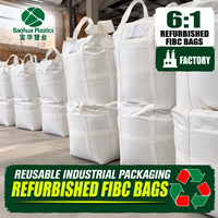 Sacs FIBC d'occasion pour matériaux industriels, sacs jumbo robustes pour le stockage en entrepôt, la manutention en usine et le transport