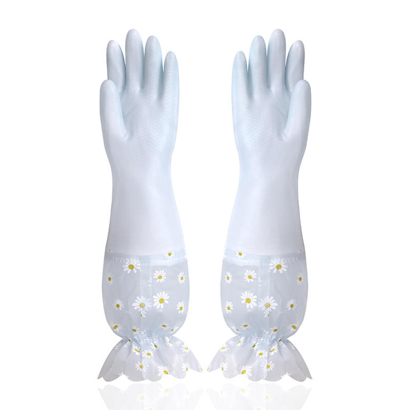 เชือกผูกสีฟ้าเจลลี่ ขอบระบาย