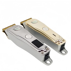 Tondeuse à cheveux avec corps métallique, 500mAh 800mAh, charge USB, utilisation domestique, écran LCD numérique, forte puissance - Product Image 3