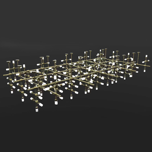 Creative Engineering Lighting Acrylic Chandeliers for Hotel Banquet <strong>Halls</strong>, Clubs, Bars, Lobby Pendant Chandelier Light - Product Image 4