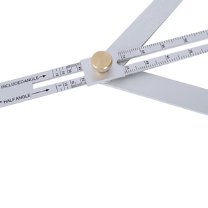 Righello Multifunzionale in Lega di Alluminio con Angolo Regolabile, Strumento di Misurazione a Quattro Angoli, Attrezzo per Architetti, Logo Personalizzabile CJTOOL - Product Image 4