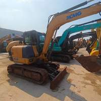 Excavator Mini Crawler XCMG XE60D 6 Ton 0.23m³ Bucket, Asal Cina, Ringkas dan Praktis untuk Pekerjaan Renovasi Perkotaan dan Lanskap