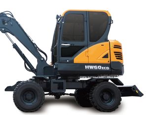 حفارة جديدة ماركة هيونداي عالية الجودة 6t هيونداي HW60ECO Hx60 PRO 6ton حفارة صغيرة بعجلات - Product Image 1