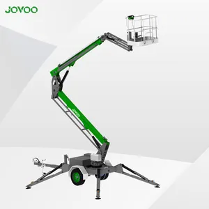 Jovoo Kleine Boom Lift Sleepbaar Zelfrijdende 40ft 65ft Telescopische Boom Lift Te Koop