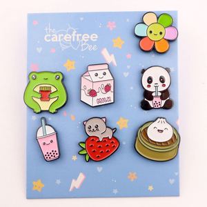 バッキングカード付きのプロのカスタムファッションメタルクラフトハードエナメルラペルピン - Product Image 2