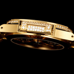 Montre mécanique Gold Star Modèle 2026, produit phare, entièrement sertie de diamants, haute qualité, style Hip Hop, affichage de la date, lunette octogonale - Product Image 5