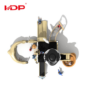 <span class=keywords><strong>Toboggan</strong></span> de bateau pirate commercial personnalisé Offre Spéciale aire de jeux à bas prix cabane de jeu extérieure - Product Image 2