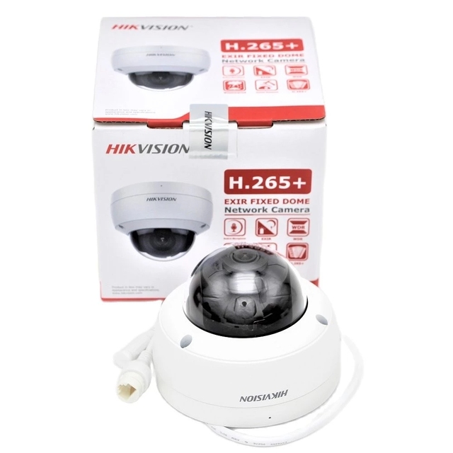 USA Stock HIK  Original  Hik 8Mp DS-2CD2183G2-IU AcuSense POE Vandal WDR Fixed Dome Network Camera