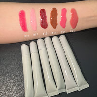 Gloss à lèvres et crayon à lèvres teinté en gros pour maquillage des lèvres, effet brillant et repulpant, marque privée, OEM, longue tenue, waterproof