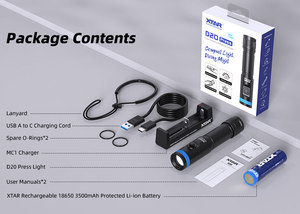 Xtar D20 Báo Chí 1200lm 600LM lặn ngọn đuốc linternas LED de buceo de Alta calidad chuyên nghiệp - Product Image 6