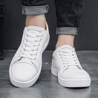 Nouvelles baskets blanches pour hommes de style coréen, chaussures décontractées tendance pour les jeunes
