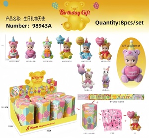 迷你聚氯乙烯天使桑尼动作人物套装手动时尚游戏盲盒娃娃情人节爱心礼物 - Product Image 3