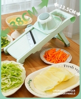Upgrade Multifunctionele Fruitgroentesnijder Knop Snijmachine Shredder Huishoudelijke Mandoline Aardappel Groenten Snijmachine