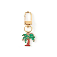 Llavero Colgante de Árbol de Coco con Diseño de Dibujos Animados, de Aleación Metálica, a la Moda, Impermeable y Ligero, Regalo Ideal