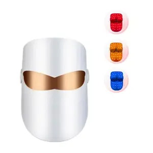 IFINE Beauty Face Beauty Equipment LED Light Therapy Face Mask 3 Colors Facial LED Mask for Reducing Winkles Fine Lines