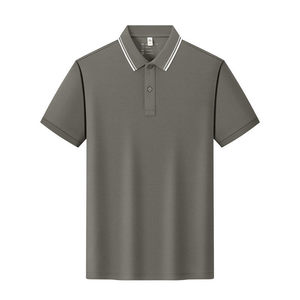 Men's Solid Color Cotton Polo Shirt Short Sleeve Workwear Daily Wear GT1-901 - Product Image 2
